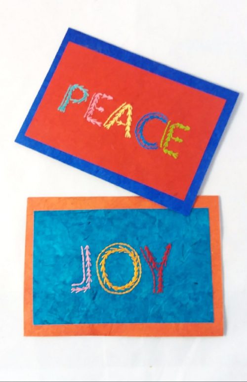 tree free paper card fair trade nepal