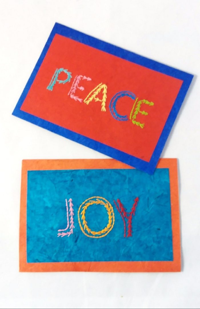 tree free paper card fair trade nepal