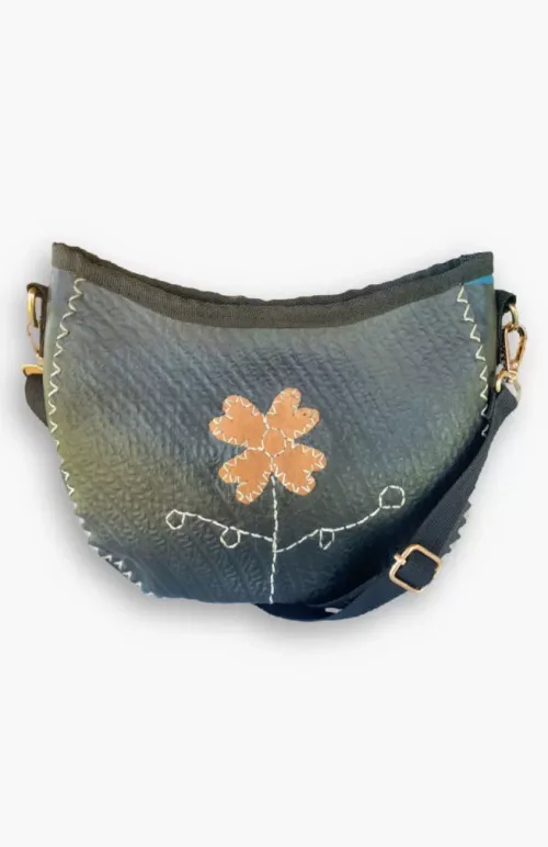 recycled tire bag, fair trade Nepal