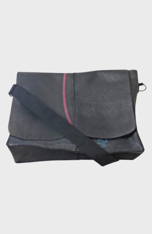 recycled tire rubber bag fair trade nepal