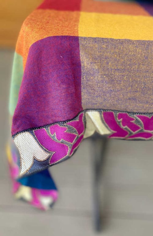 cotton tablecloth, fair trade Nepal