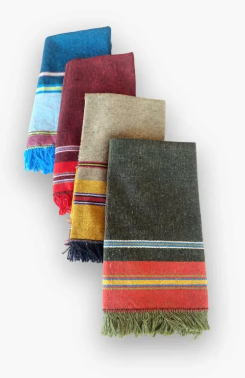 handmade cotton napkins, fair trade Nepal