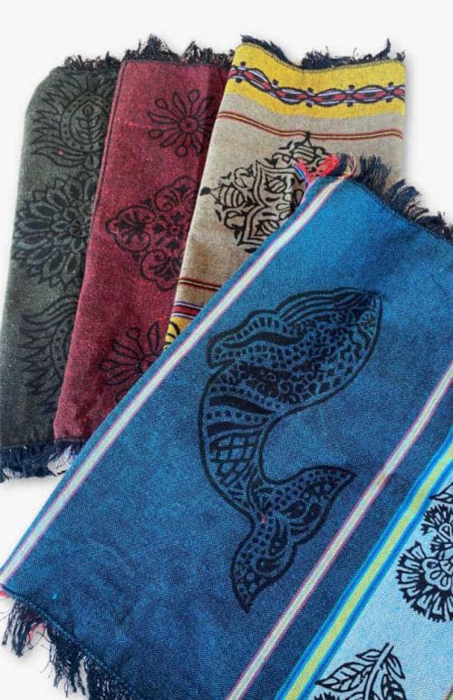 blockprint napkins, fair trade Nepal