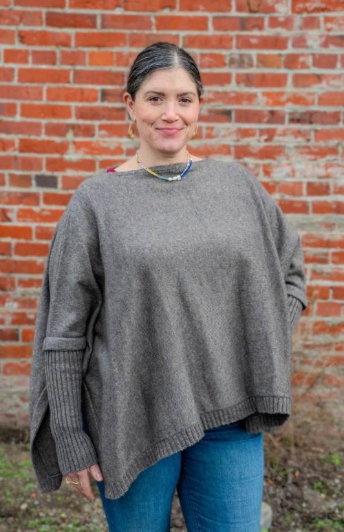 cashmere poncho fair trade nepal
