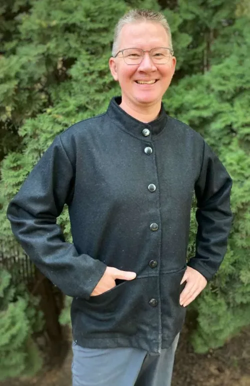 Nambu wool jacket, fair trade Nepal