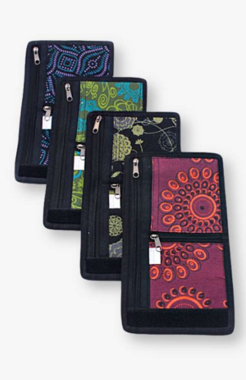 cotton wallet fair trade Nepal