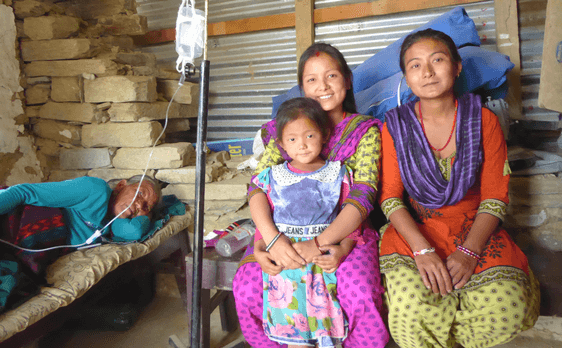 Rural health clinic in Baseri, Nepal, by nonprofit Conscious Connections Foundation