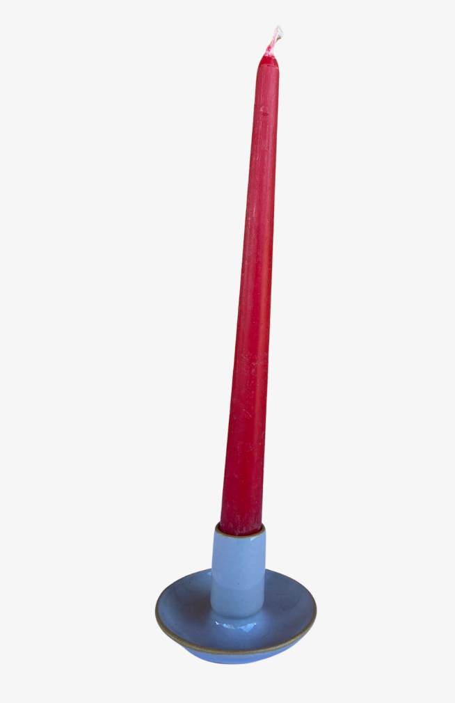 ceramic taper candle holder