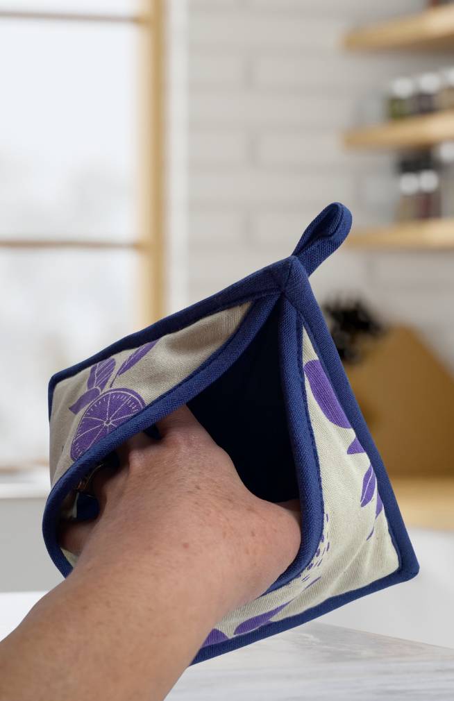 cotton pocket potholder fair trade Nepal