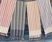 hand woven banana silk scarves in assorted colors, fair trade Nepal