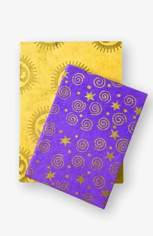 Handmade paper journal tree free fair trade Nepal