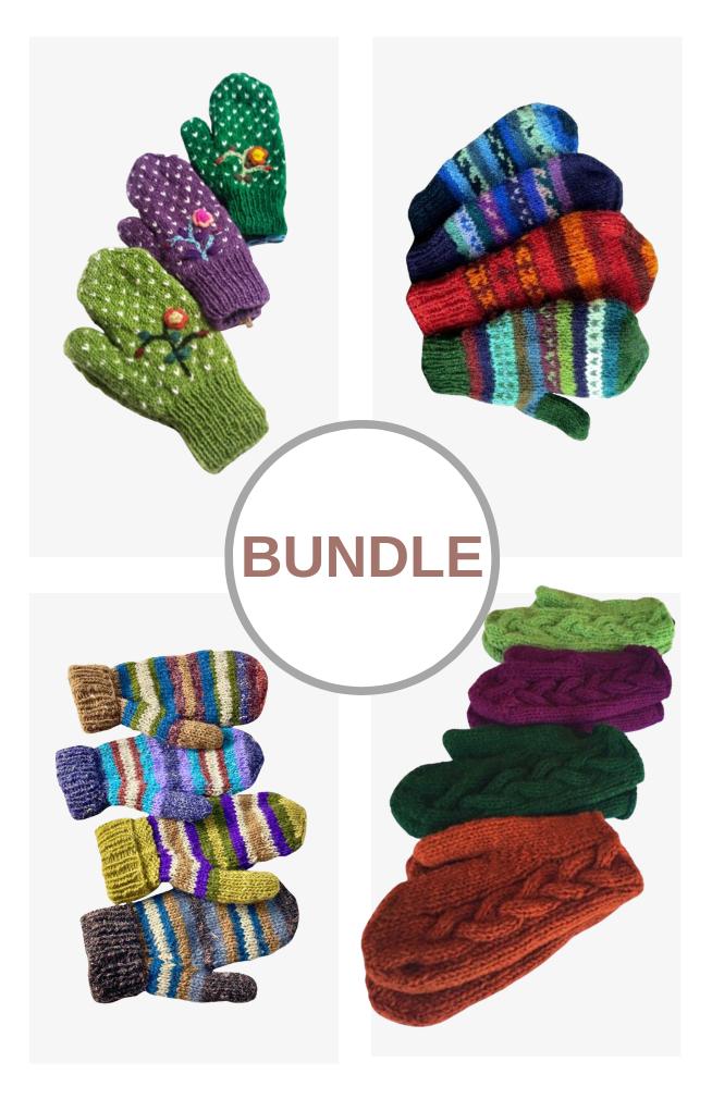 fair trade wool mittens