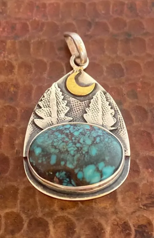 sterling silver pendants, fair trade Nepal