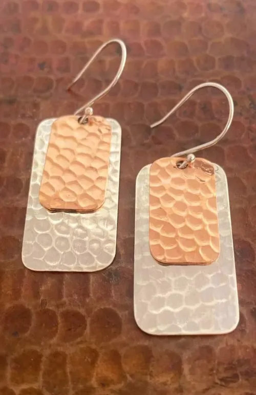 sterling earrings, fair trade Nepal