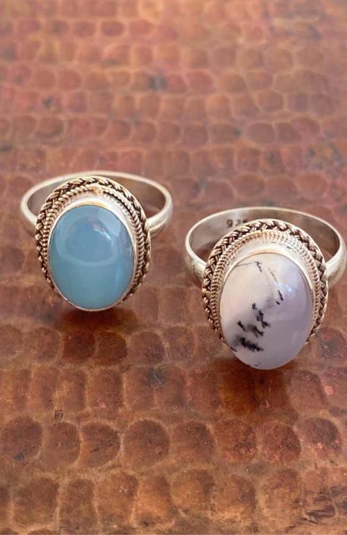 sterling silver rings, fair trade Nepal