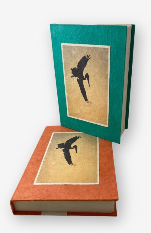 Handmade paper tree free journal Pelican fair trade Nepal