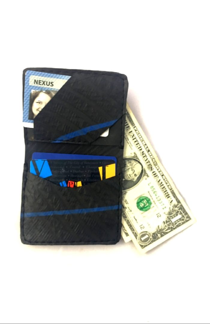 recycled tire rubber wallet purse bag fair trade nepal